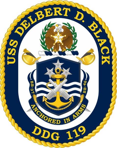 File:DelbertDBlack DDG119 Crest.jpg