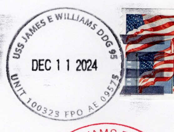 File:GregCiesielski JamesEWilliams DDG95 20241211 1 Postmark.jpg