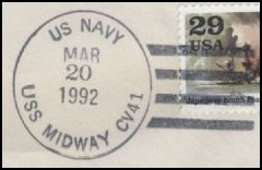 File:GregCiesielski Midway CV41 19920320 1 Postmark.jpg
