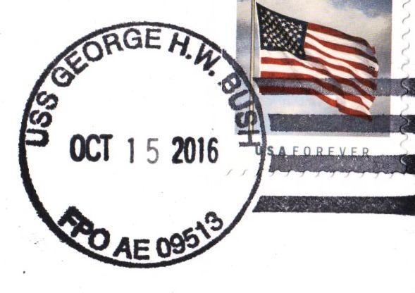 File:GregCiesielski GeorgeHWBush CVN77 20161015 1 Postmark.jpg