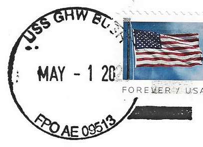 File:GregCiesielski GeorgeHWBush CVN77 20200501 1 Postmark.jpg