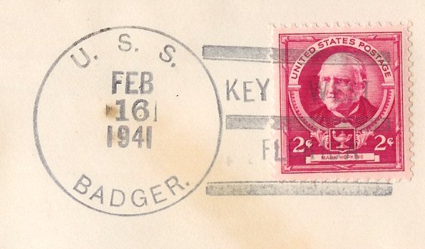 File:GregCiesielski Badger DD126 19410216 2 Postmark.jpg
