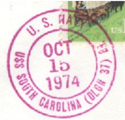 File:GregCiesielski SouthCarolina DLGN37 19741015 3 Postmark.jpg