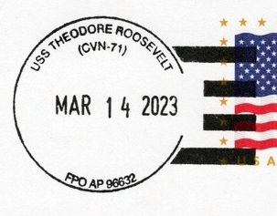 File:GregCiesielski TheodoreRoosevelt CVN71 20230314 1 Postmark.jpg