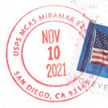 File:GregCiesielski USMC 243rd 20211110 1 Postmark.jpg