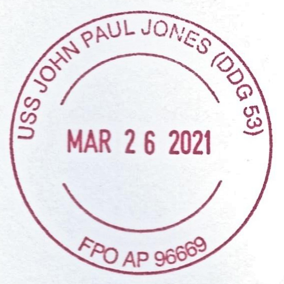 File:GregCiesielski JohnPaulJones DDG53 20210326 2 Postmark.jpg