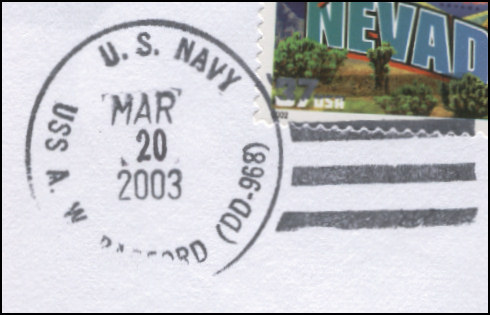 File:GregCiesielski ArthurWRadford DD968 20030320 1 Postmark.jpg