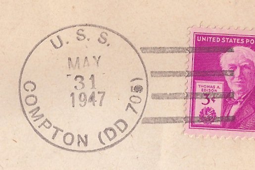 File:GregCiesielski Compton DD705 19470531 1 Postmark.jpg