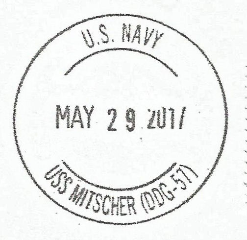 File:GregCiesielski Mitscher DDG57 20170529 1 Postmark.jpg