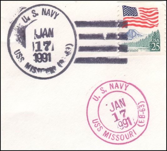 File:GregCiesielski Missouri BB63 19910117 1 Postmark.jpg