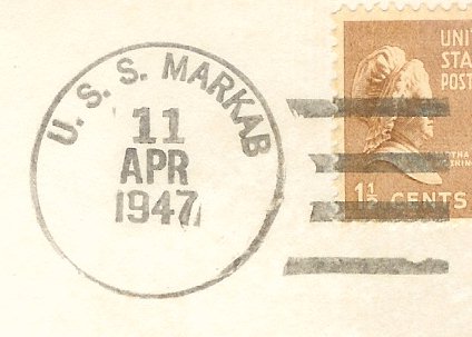 File:GregCiesielski Markab AK31 19470411 1 Postmark.jpg