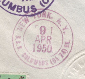 File:GregCiesielski Columbus CA74 19500409 2 Postmark.jpg