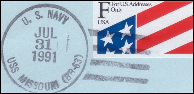 File:GregCiesielski Missouri BB63 19910731 1 Postmark.jpg
