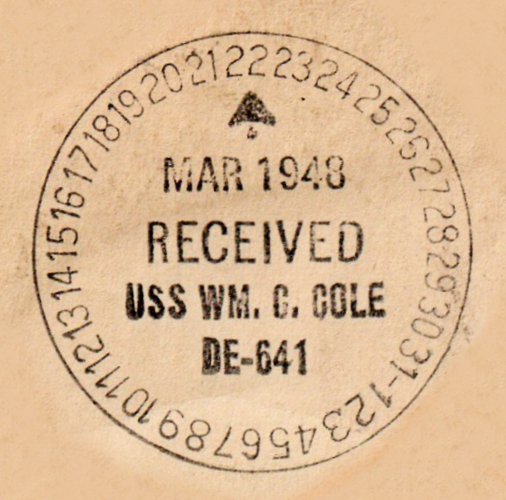 File:GregCiesielski WilliamCCole DE641 19480322 1 Postmark.jpg