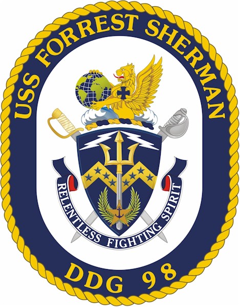 File:ForrestSherman DDG98 Crest.jpg