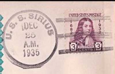 File:GregCiesielski Sirius AK15 19351225r 1 Postmark.jpg