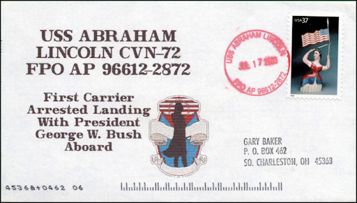 File:GregCiesielski AbrahamLincoln CVN72 20030717 1 Front.jpg