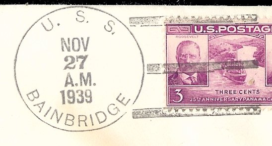 File:GregCiesielski Bainbridge DD246 19391127 1 Postmark.jpg