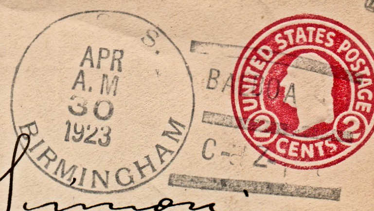 File:GregCiesielski Birmingham CL2 19230430 1 Postmark.jpg
