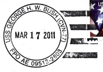 File:GregCiesielski GHWBush CVN77 20110317 1 Postmark.jpg
