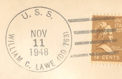 File:GregCiesielski WilliamCLawe DD763 19481111 1 Postmark.jpg