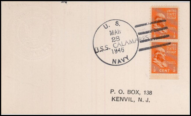 File:GregCiesielski Calamares AF18 19460328 1 Front.jpg