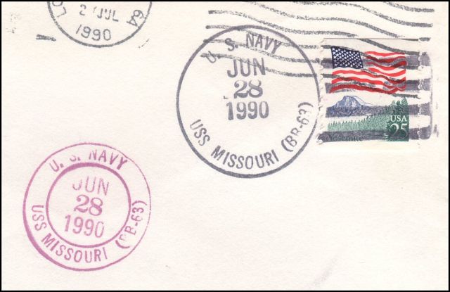 File:GregCiesielski Missouri BB63 19900628 1 Postmark.jpg