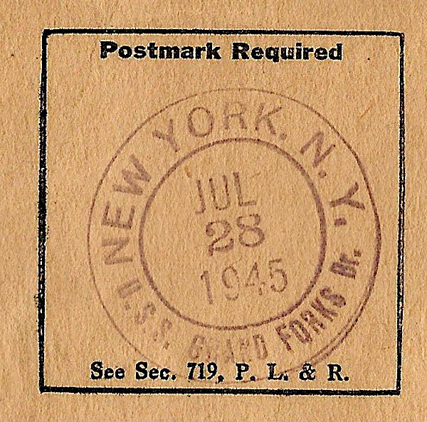 File:JohnGermann Grand Forks PF11 19450728 2a Postmark.jpg