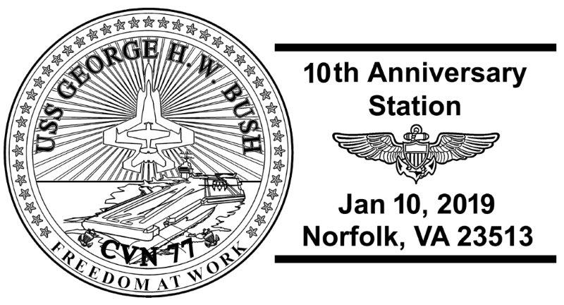 File:GregCiesielski GeorgeHWBush CVN77 20190110 2 Postmark.jpg