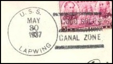 GregCiesielski Lapwing AM1 19370530 1 Postmark.jpg