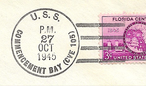 File:JohnGermann Commencement Bay CVE105 19451027 1a Postmark.jpg