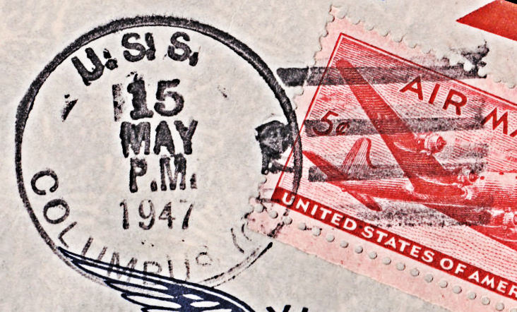 File:GregCiesielski Columbus CA74 19470515 1 Postmark.jpg