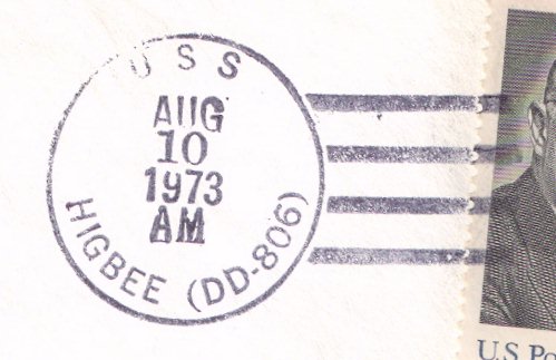 File:GregCiesielski Higbee DD806 19730810 1 Postmark.jpg