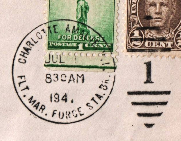 File:GregCiesielski CharlotteAmalieUSVI 19410701 1 Postmark.jpg