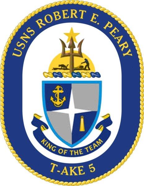 File:ROBERT E PEARY T-AKE-5 1 Crest.jpg