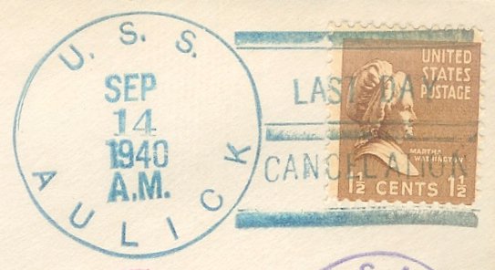 File:GregCiesielski Aulick DD258 19400914 1 Postmark.jpg