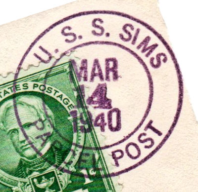 File:GregCiesielski Sims DD409 19400314 2 Postmark.jpg