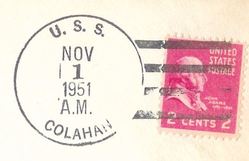File:GregCiesielski Colahan DD658 19511101 1 Postmark.jpg