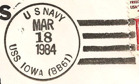 File:GregCiesielski Iowa BB61 19840318 1 Postmark.jpg
