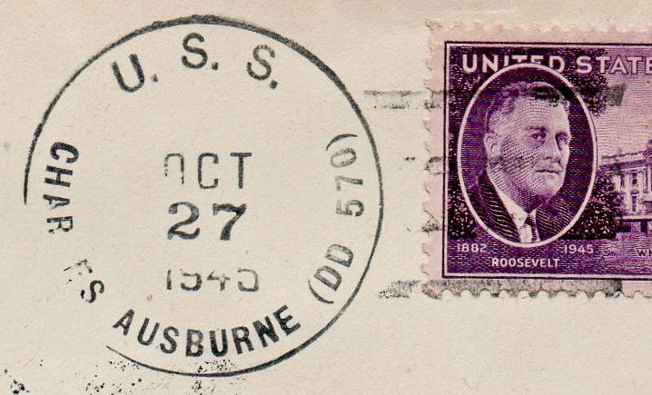 File:GregCiesielski CharlesAusburne DD570 19451027 1 Postmark.jpg
