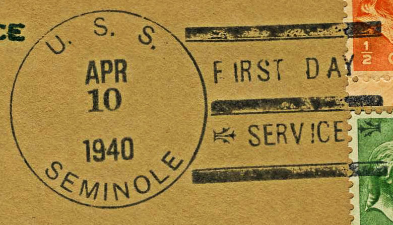 File:GregCiesielski Seminole AT65 19400410 1 Postmark.jpg