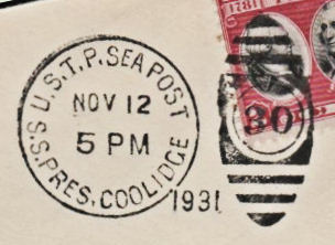 File:GregCiesielski SS PresidentCoolidge 19311112 1 Postmark.jpg