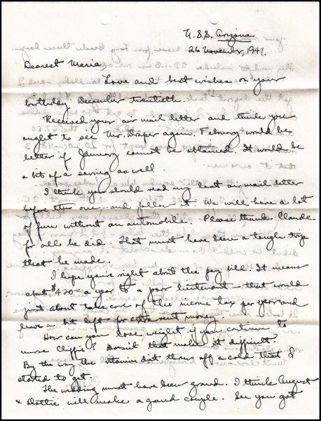 File:GregCiesielski Arizona BB39 19411127 1 Letter.jpg
