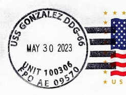 File:GregCiesielski Gonzalez DDG66 20230530 1 Postmark.jpg