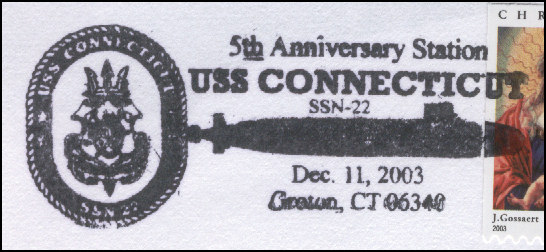 File:GregCiesielski Connecticut SSN22 20031211 1 Postmark.jpg