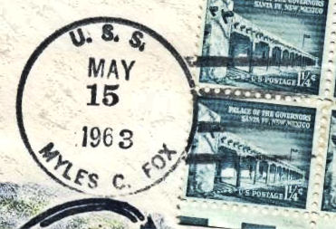 File:GregCiesielski MylesCFox DD829 19630515 2 Postmark.jpg