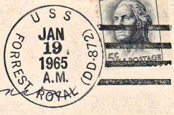 File:GregCiesielski ForrestRoyal DD872 19650119 1 Postmark.jpg