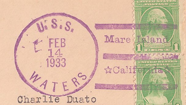 File:GregCiesielski Waters DD115 19330204 2 Postmark.jpg