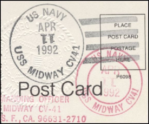 File:GregCiesielski Midway CV 41 19920411 6 Postmark.jpg