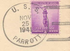File:GregCiesielski Parrott DD218 19411125 1 Postmark.jpg